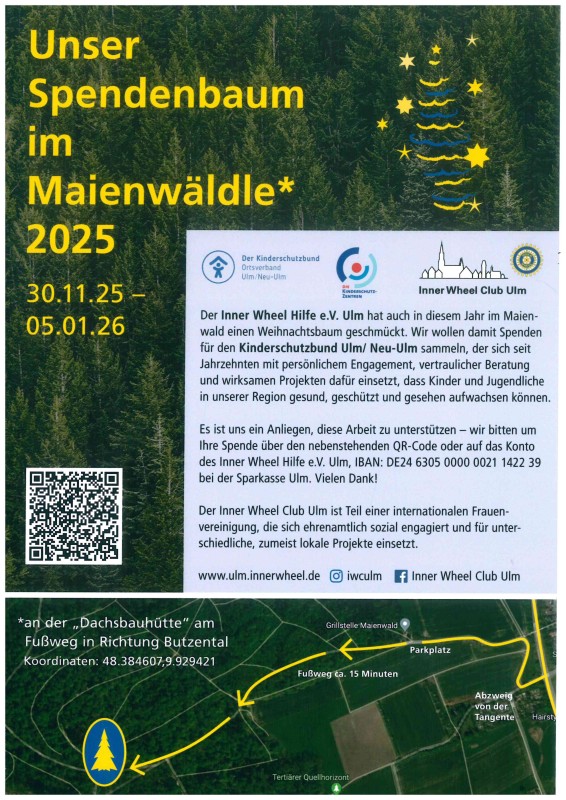 Spendenbaum im Maienwäldle 2025